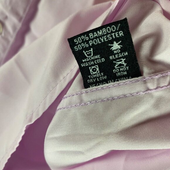 Dixxon‎ Men's D-Lux Bamboo Blend Pink Button Down Performance Shirt Size 2X 9049 - Picture 6 of 9